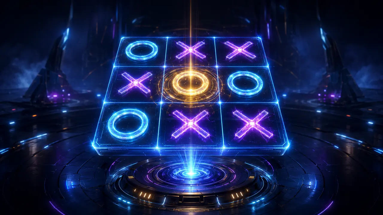 Neon Noughts game artwork